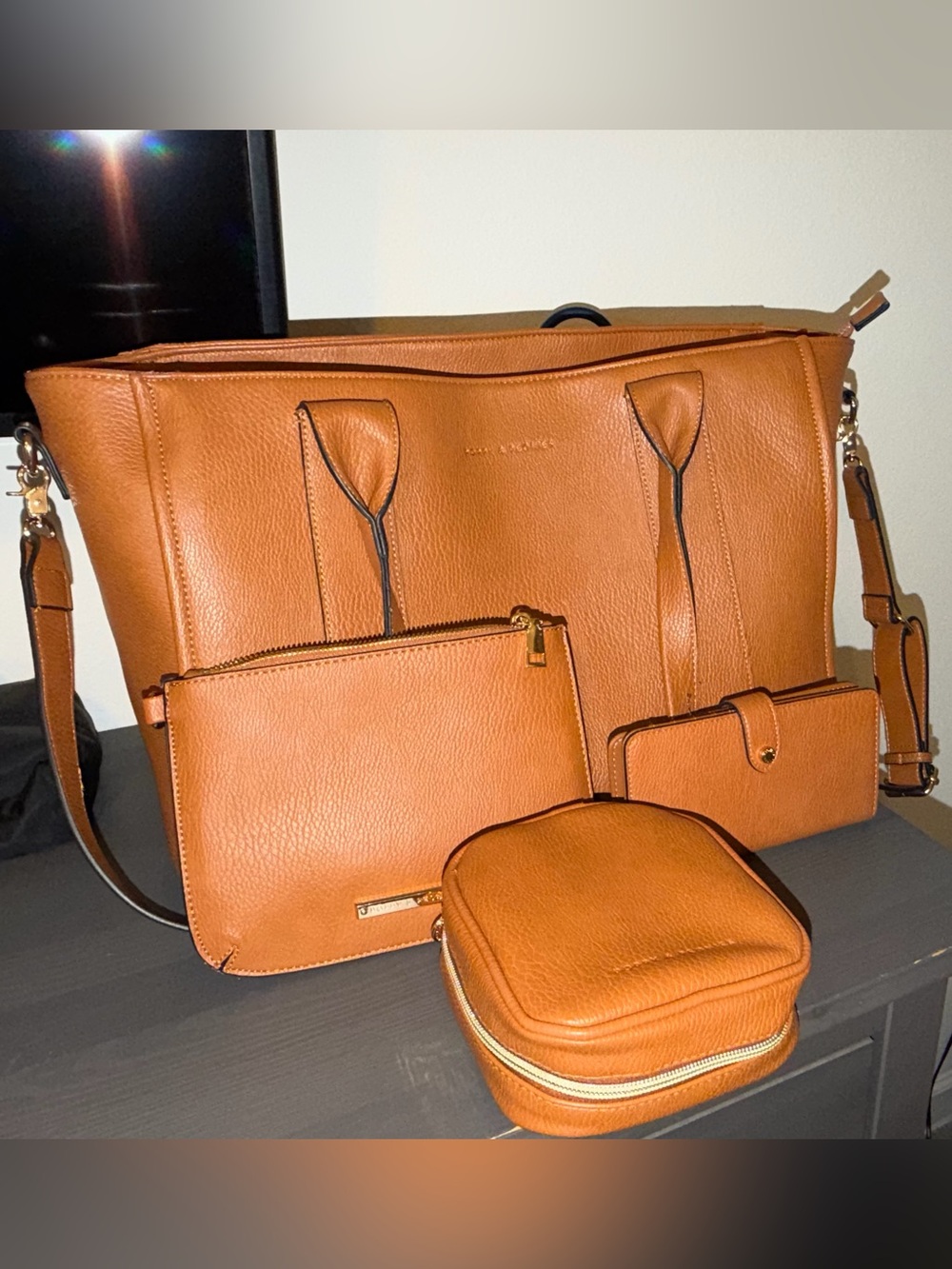 Poppy & Peonies Multitasker Bundle Cognac